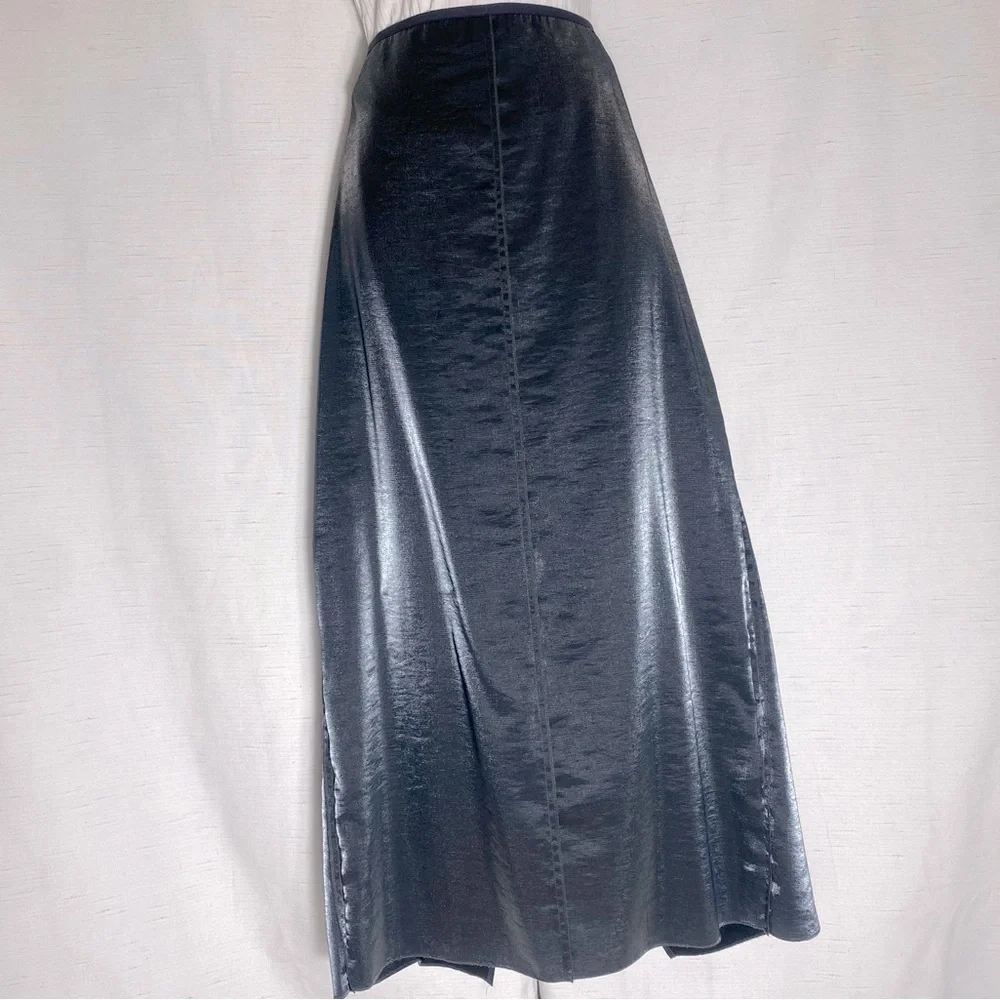 Zara Metallic Pencil Skirt Blogger Favorite Size M - Picture 3 of 14